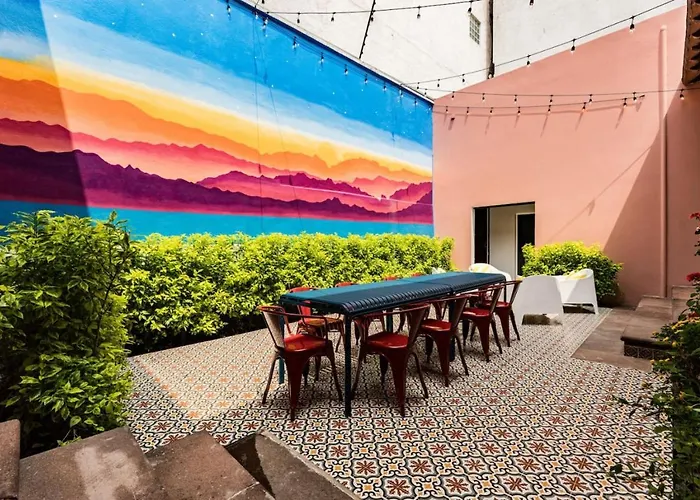 Artistic Haven In Roma Norte With Outdoor Dining Сasa de vacaciones *